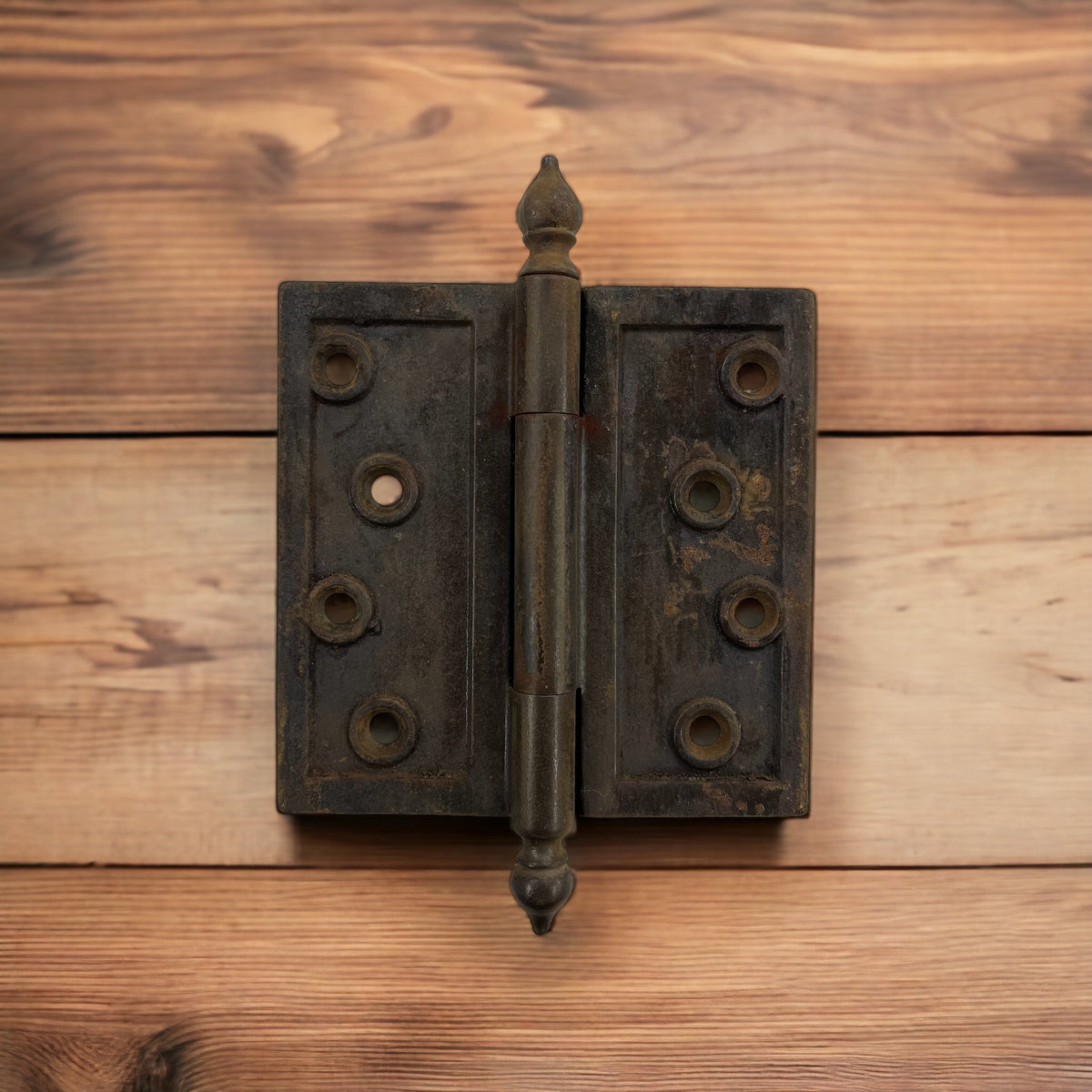 Antique Cast Iron 5x5” Door Hinge – Reclaimed Fort Wayne