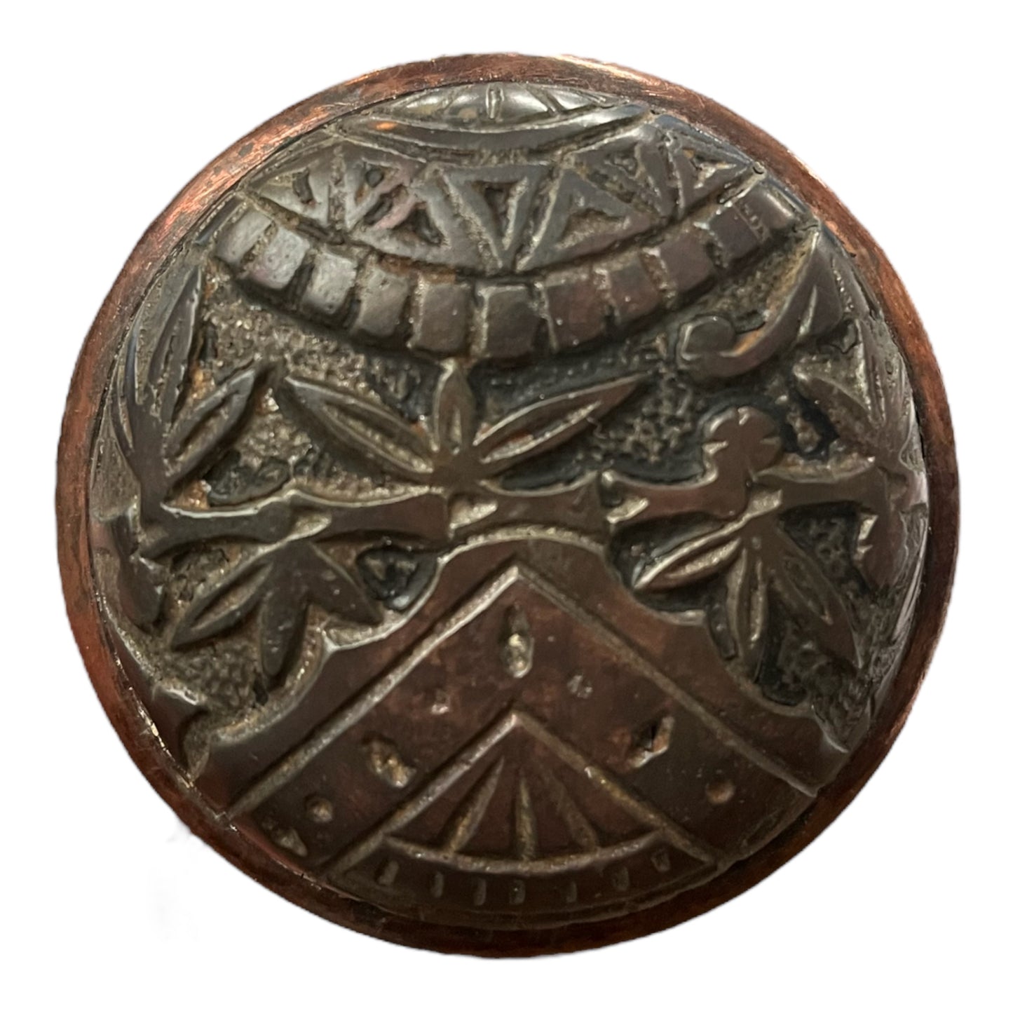 Antique Branford Oriental Door Knob Set c. 1893