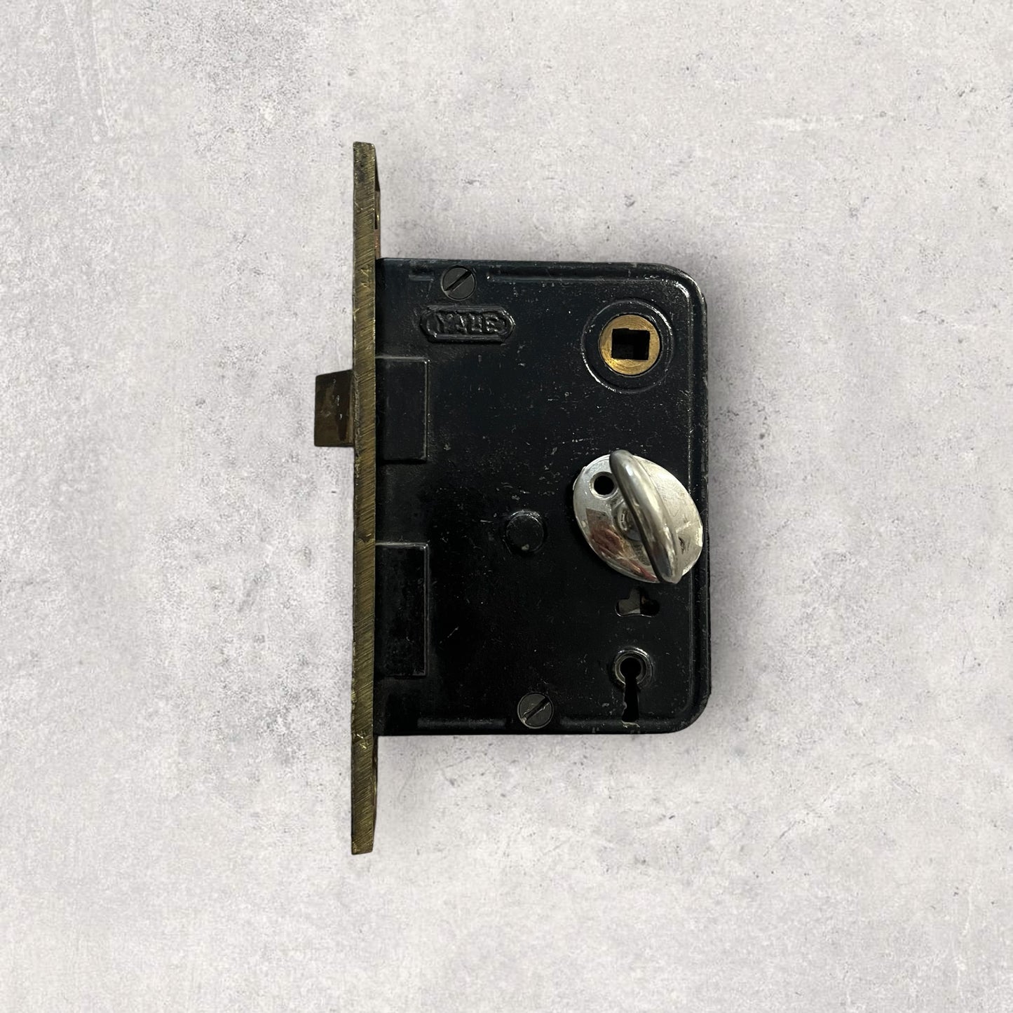 Antique Yale Oversized Interior Mortise Lock (#1445) with Thumb Turn