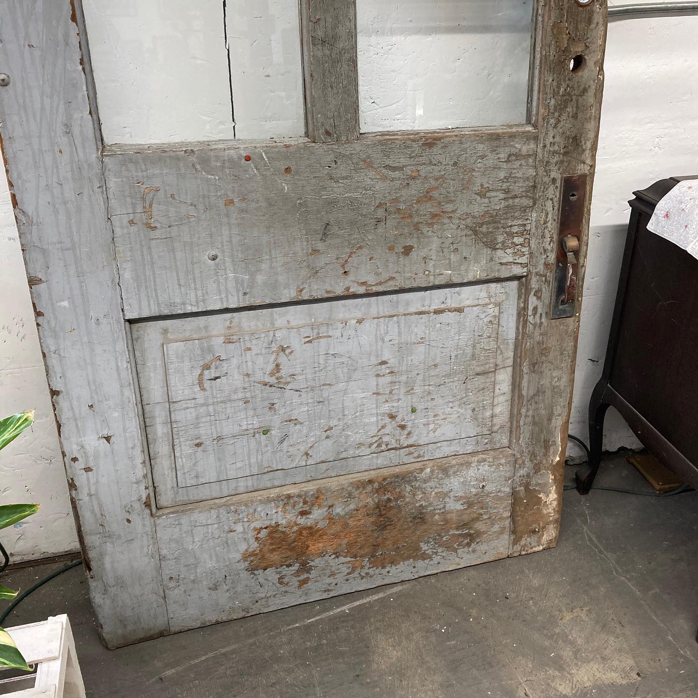 Huge Antique Storefront Door