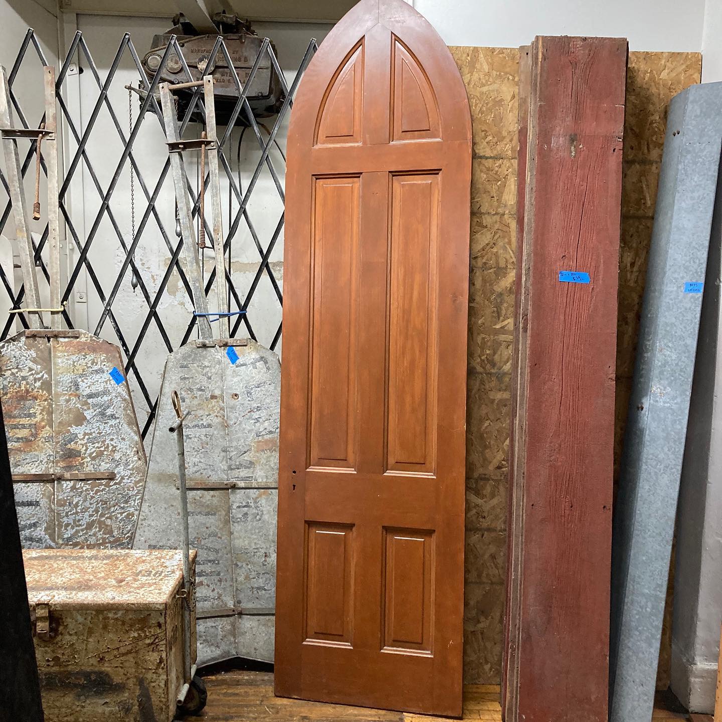 Antique Gothic Arched Door