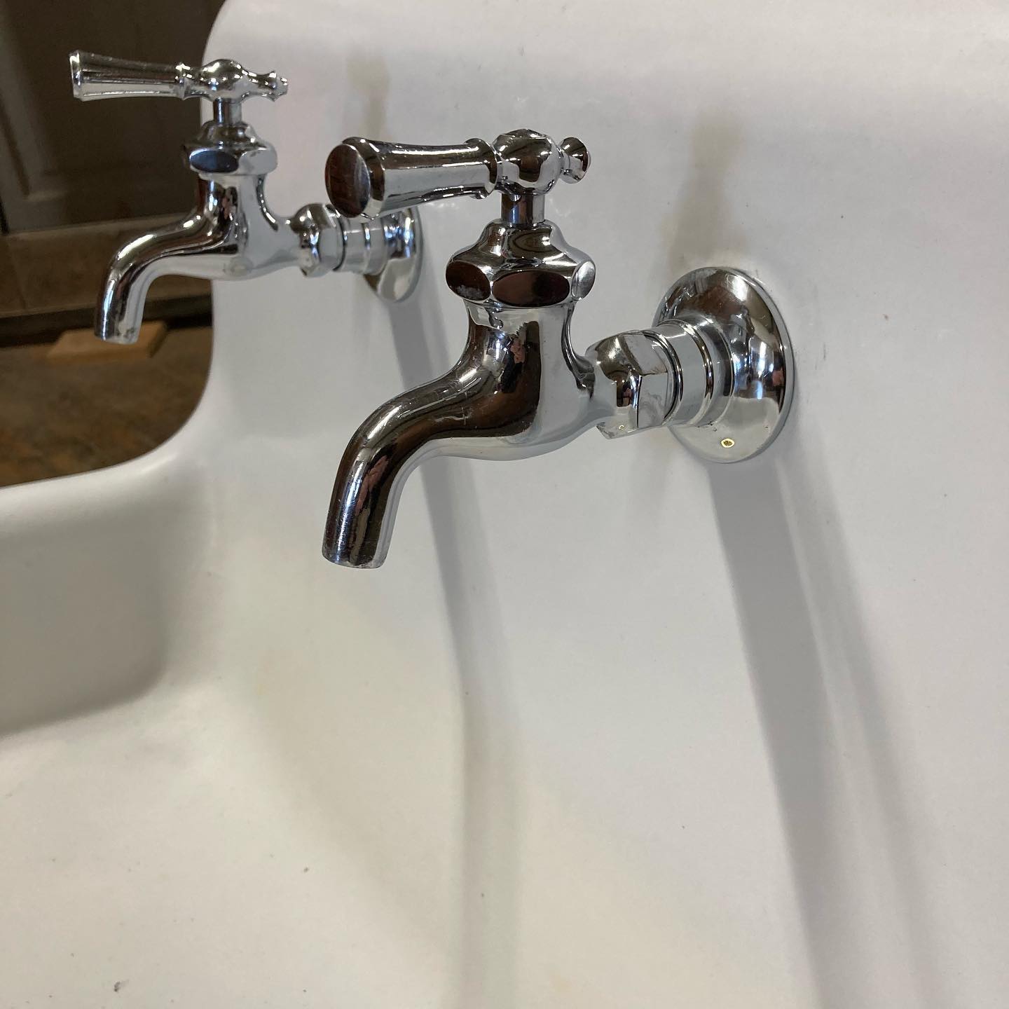 Antique Kohler High Back Cast Iron Sink