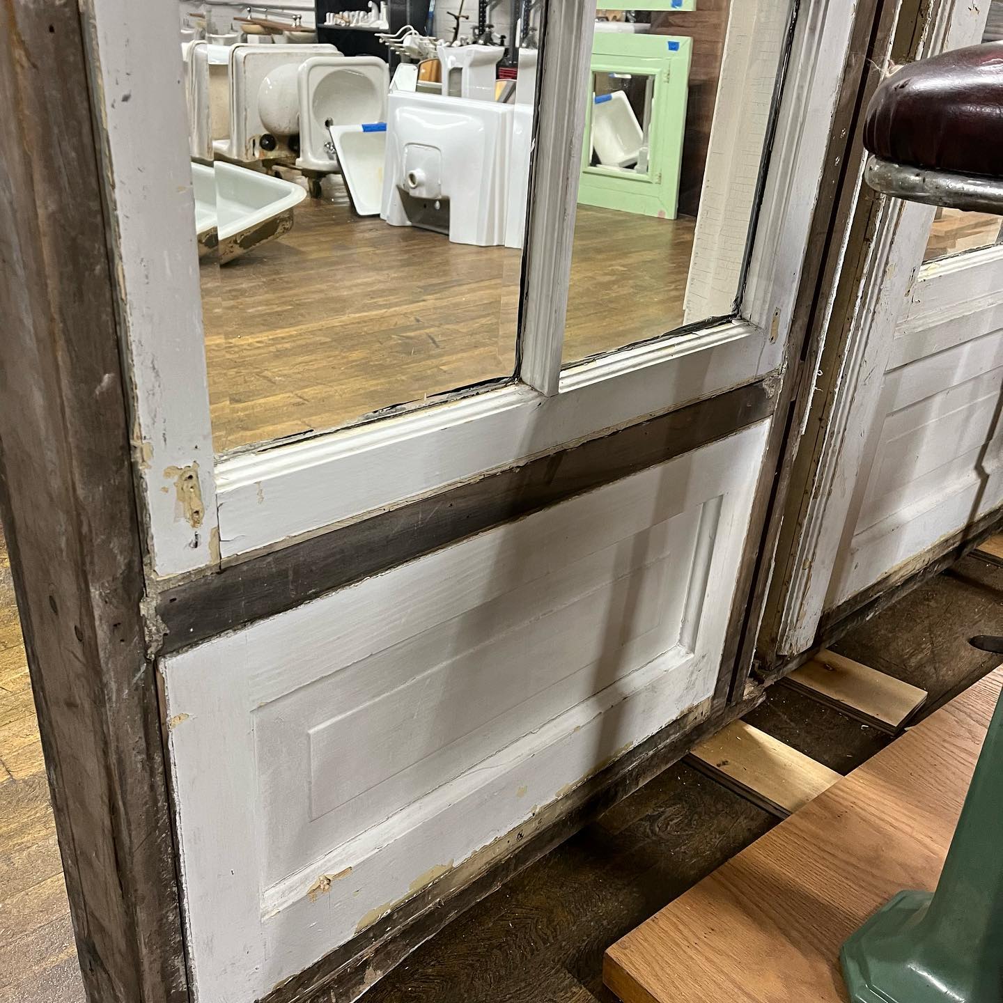 Large Antique Sidelights