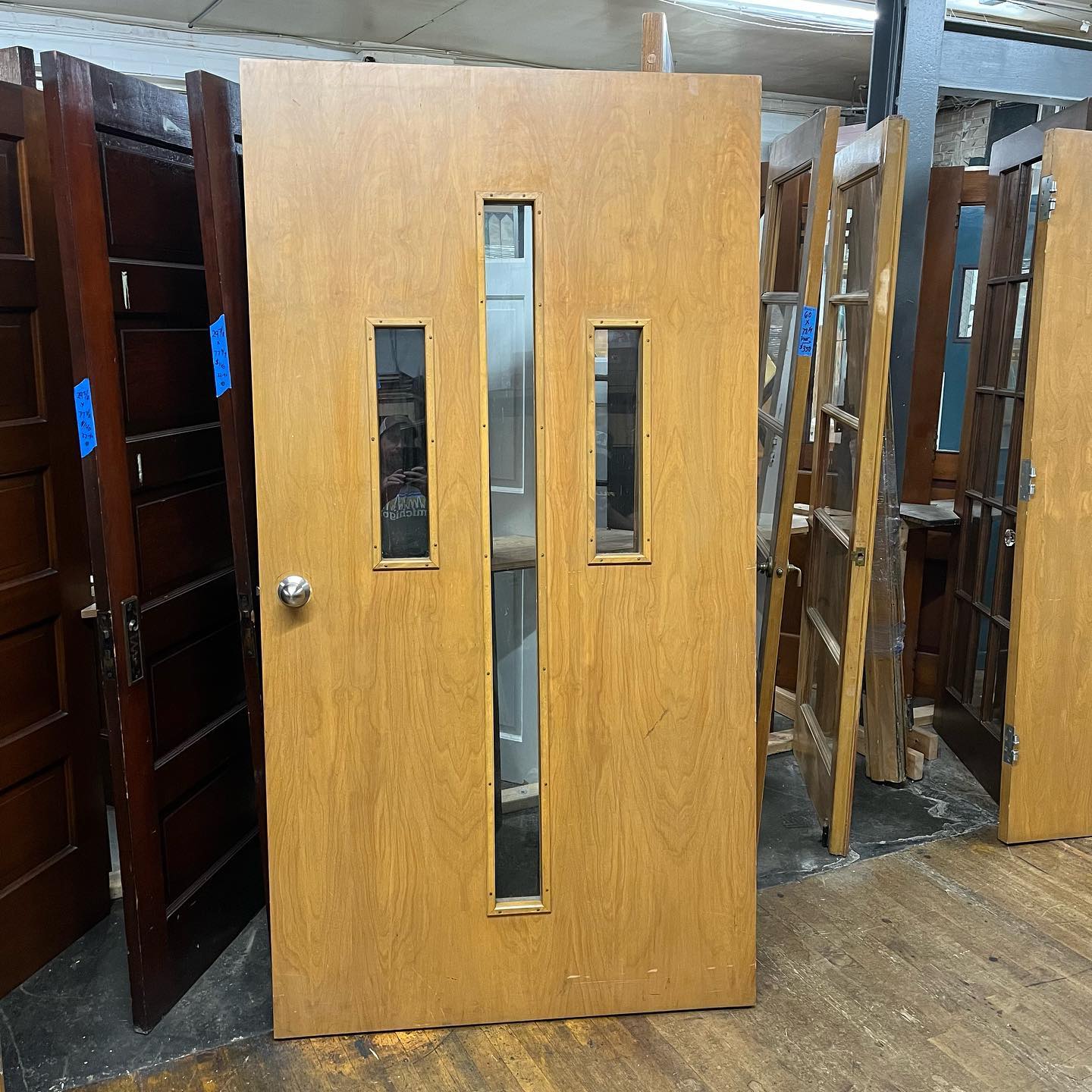 Three Pane Mid Century Door