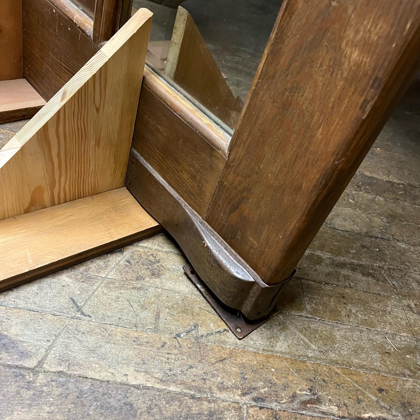 Beveled Glass Swing Doors