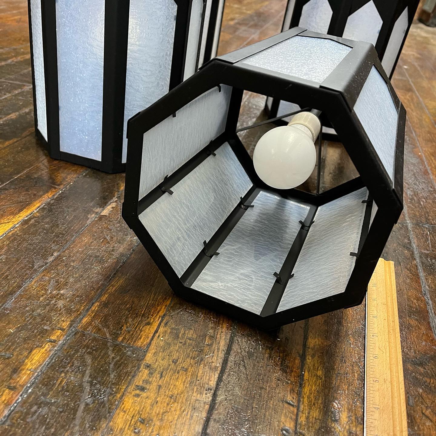 Vintage Leonard E. Kord Co. Church Lights