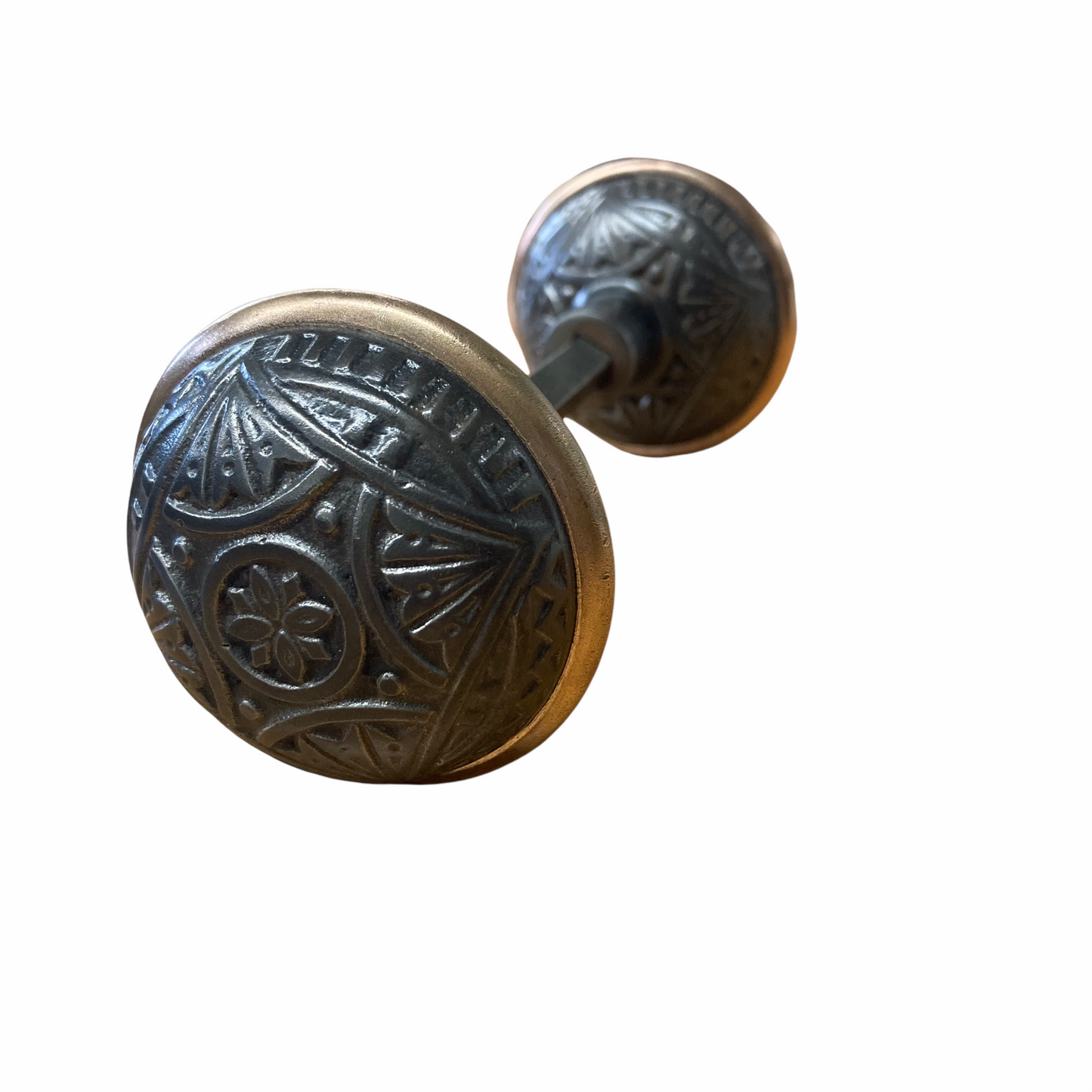 Antique (c. 1885) Barrows Door Knob Set