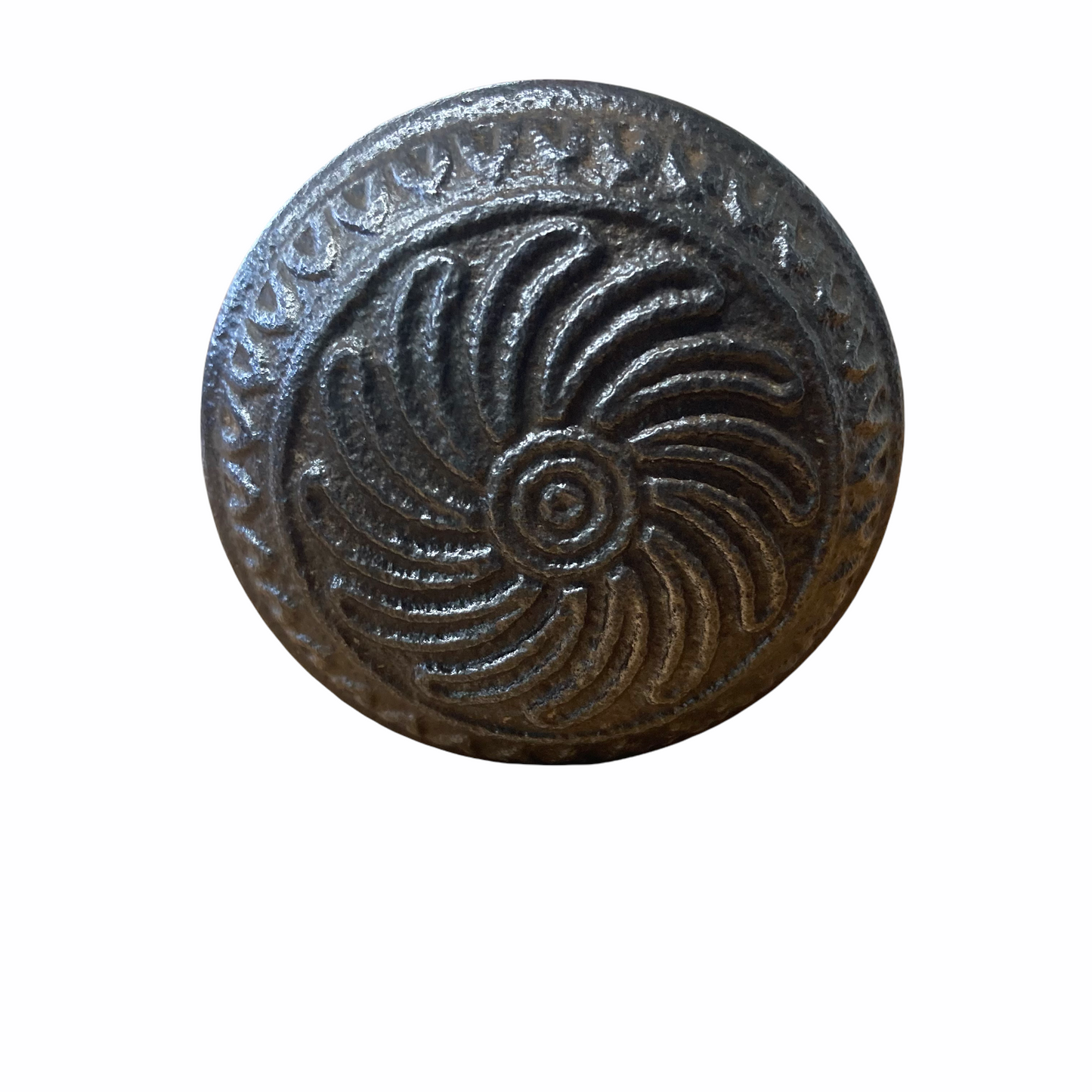 Antique (c. 1894) Cast Iron Lockwood Door Knob Set