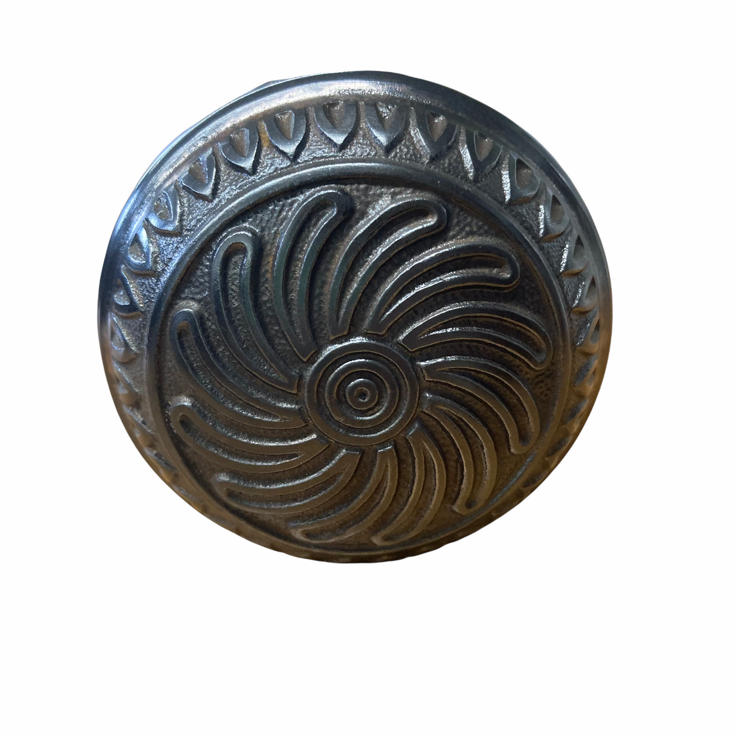 Antique (c. 1894) Cast Iron Lockwood Door Knob Set