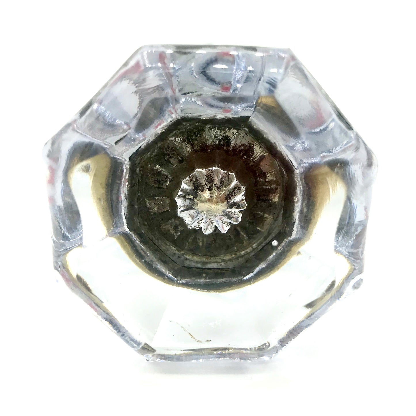 Antique Glass Doorknob - Blue/purple Knobs