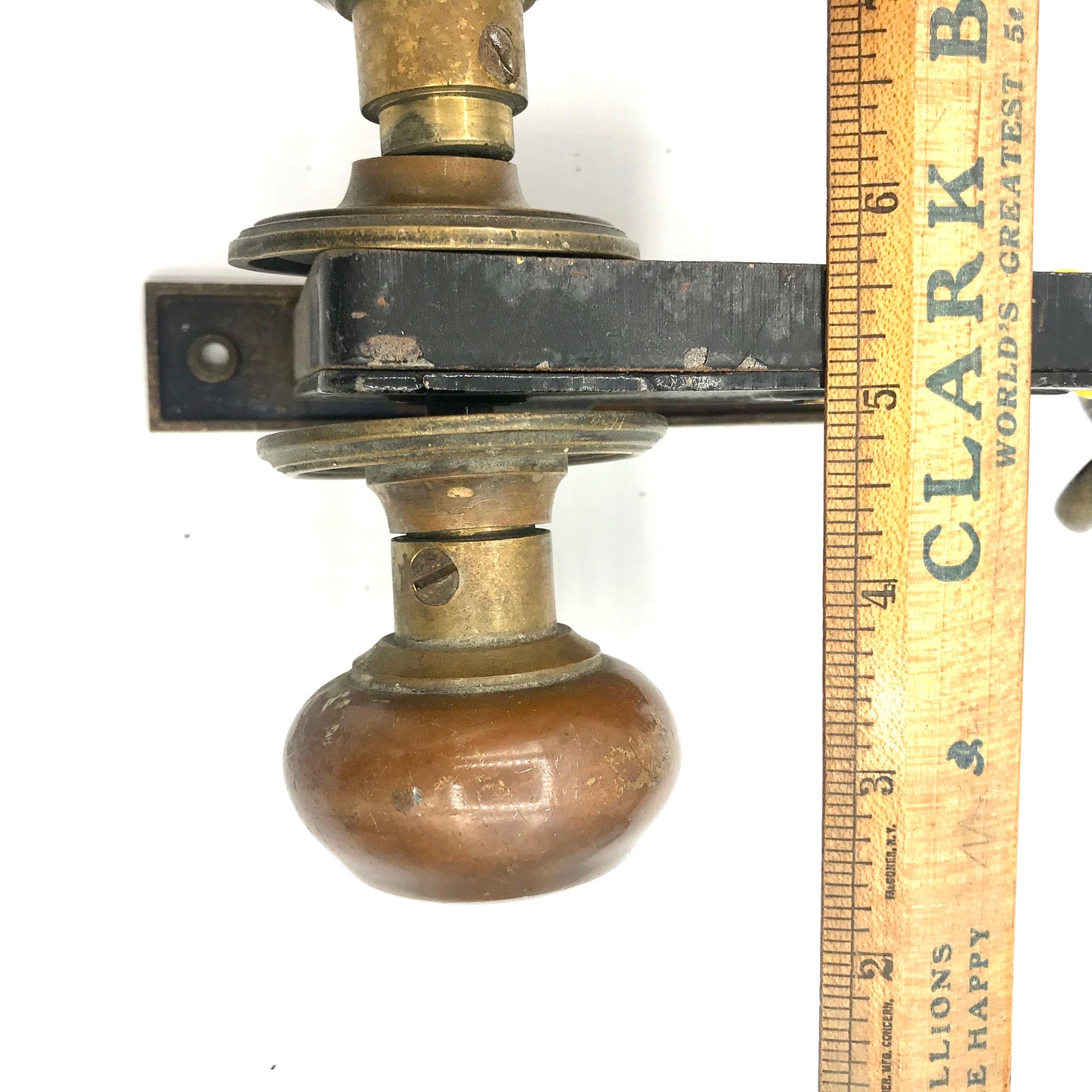 Antique Brass Russwin Exterior Door knob Set