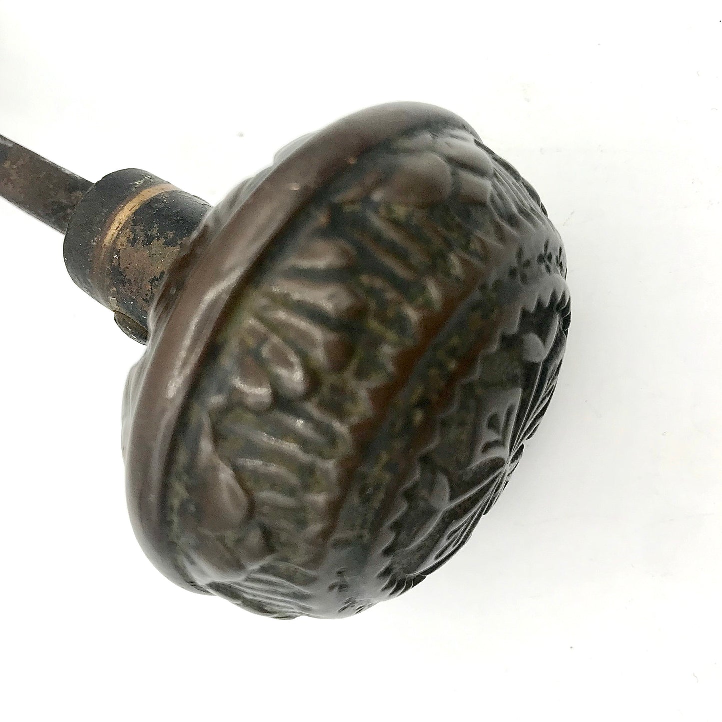 Antique Brass Reading (c. 1890) and Nashua (c. 1885) Doorknobs