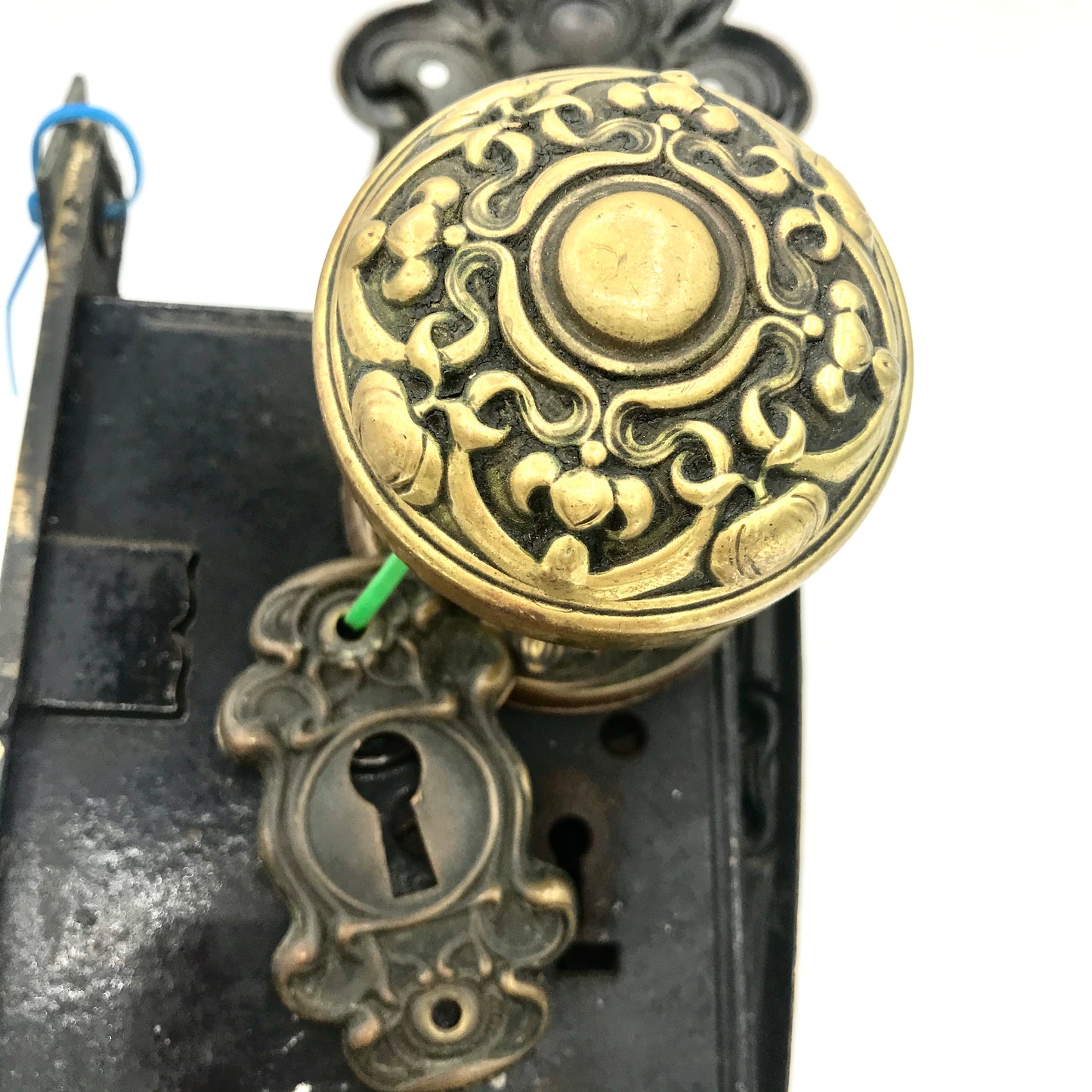 Antique Yale & Towne Olympian c. 1905 Exterior Door Knob Set