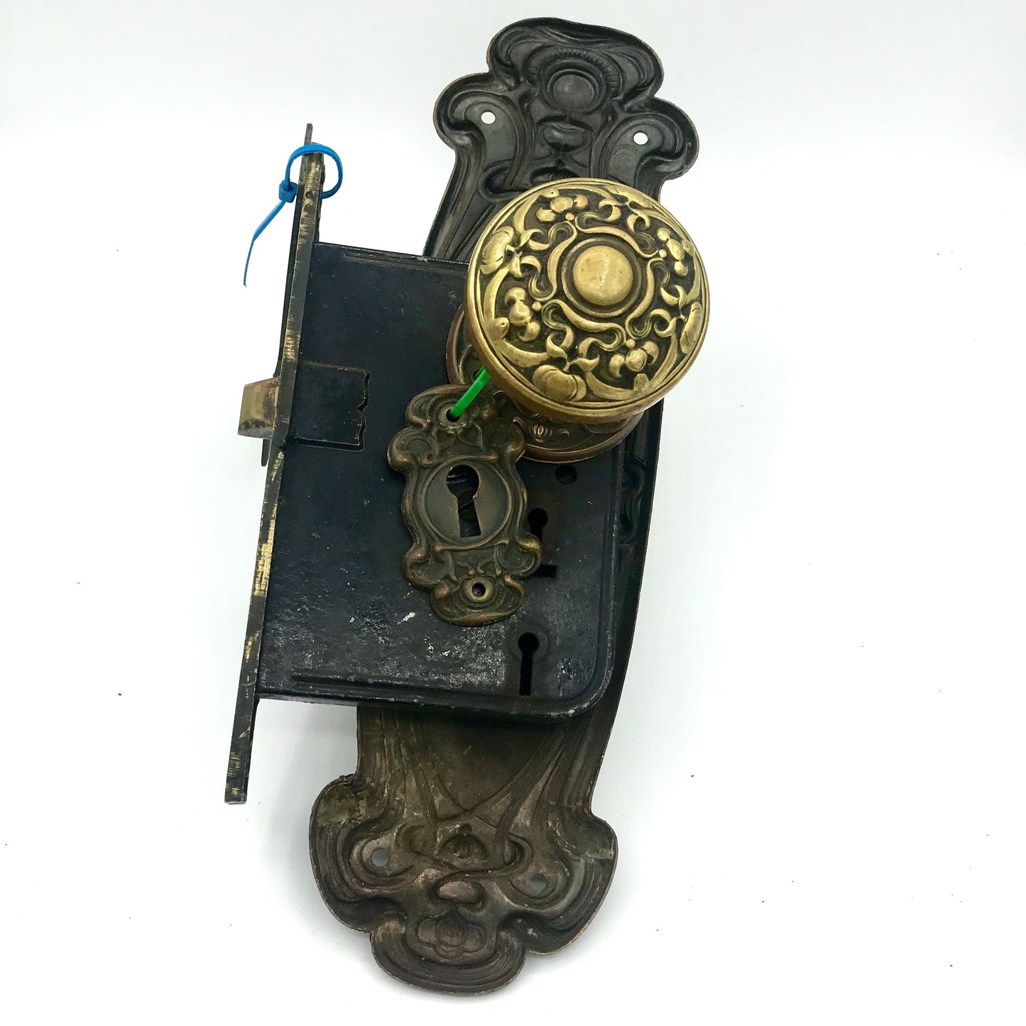 Antique Yale & Towne Olympian c. 1905 Exterior Door Knob Set