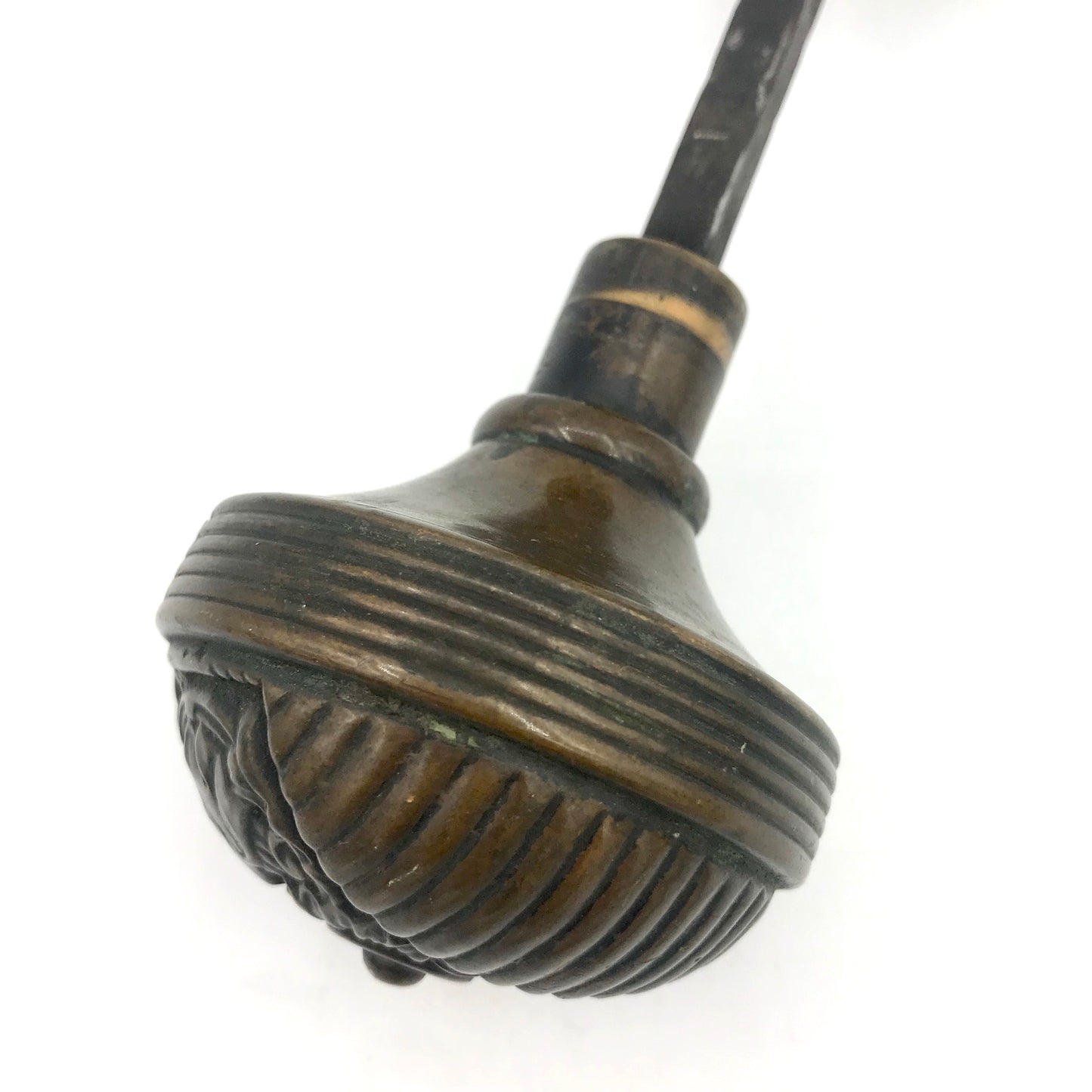 Antique Brass Reading (c. 1890) and Nashua (c. 1885) Doorknobs