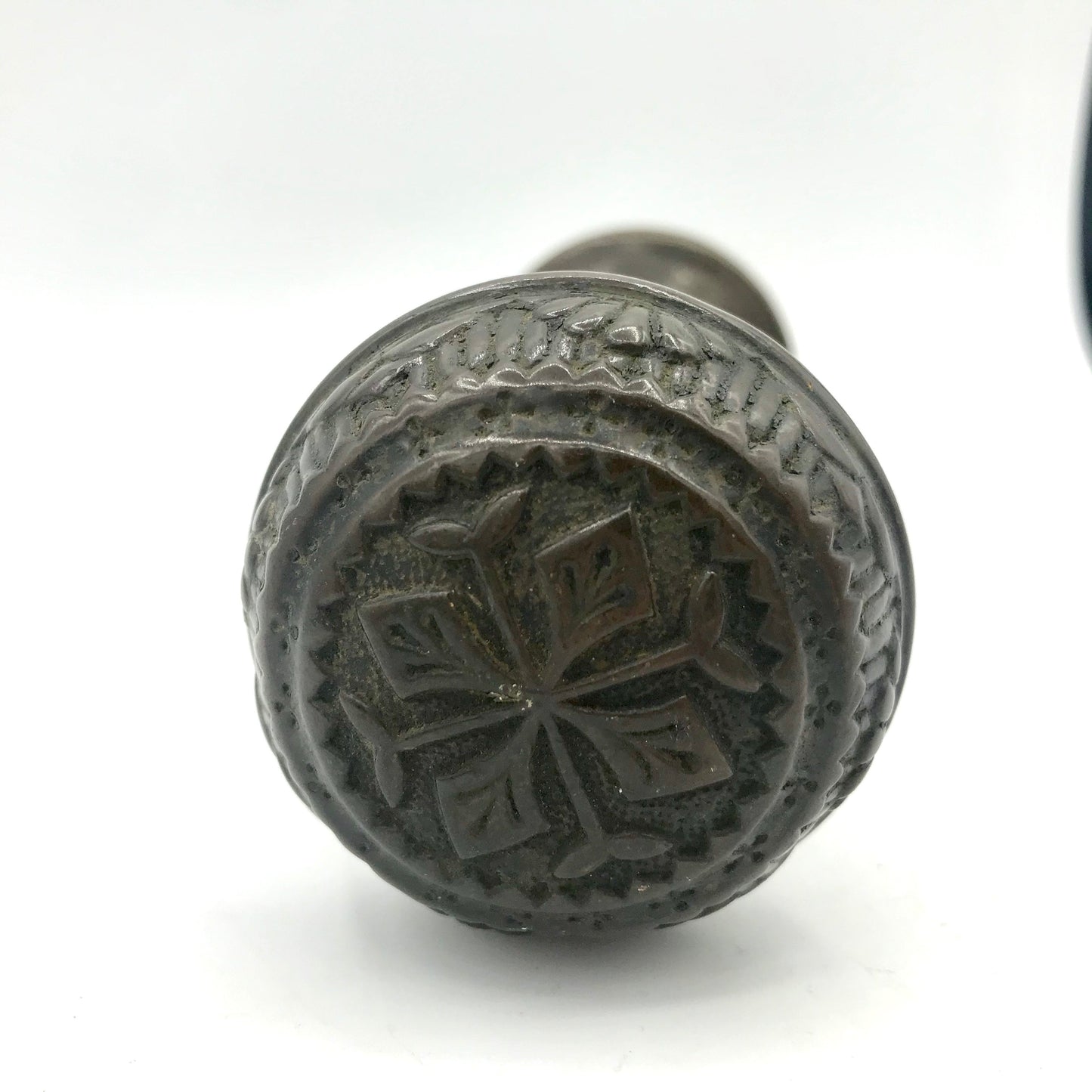 Antique Brass Reading (c. 1890) and Nashua (c. 1885) Doorknobs