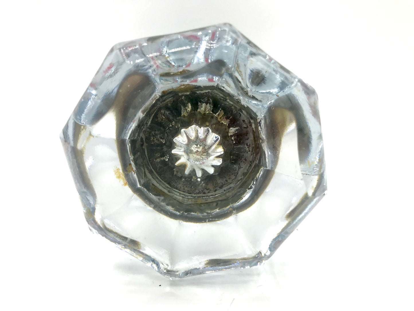 Antique Glass Doorknob - Blue/purple Knobs