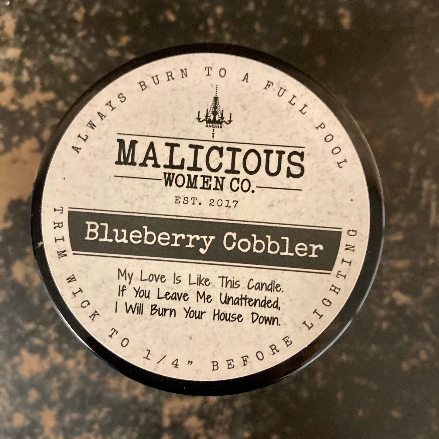 Crazy Cat Lady -Infused with "Excessive Facebook Posts" Scent: Blueberry Cobbler