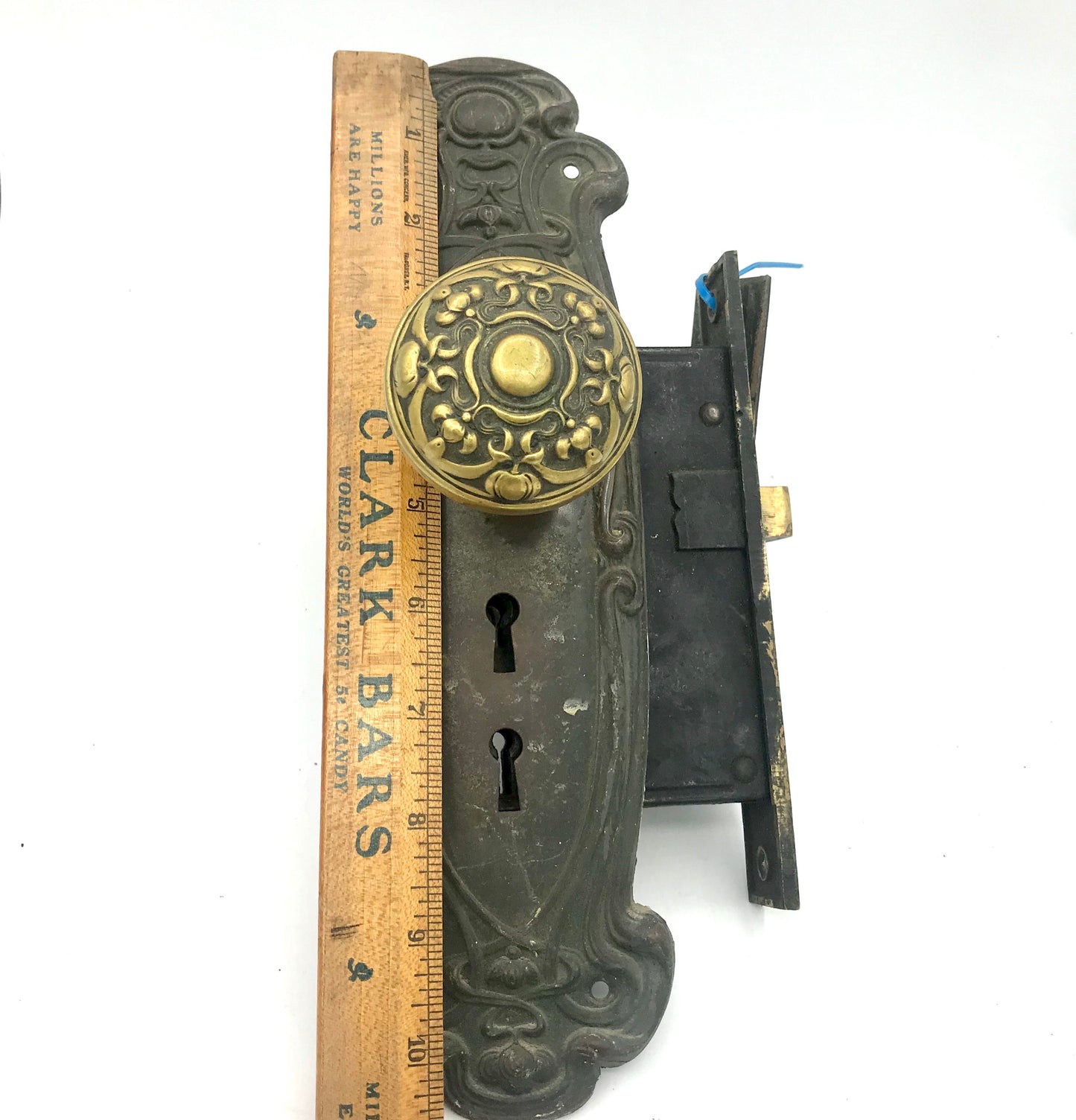 Antique Yale & Towne Olympian c. 1905 Exterior Door Knob Set