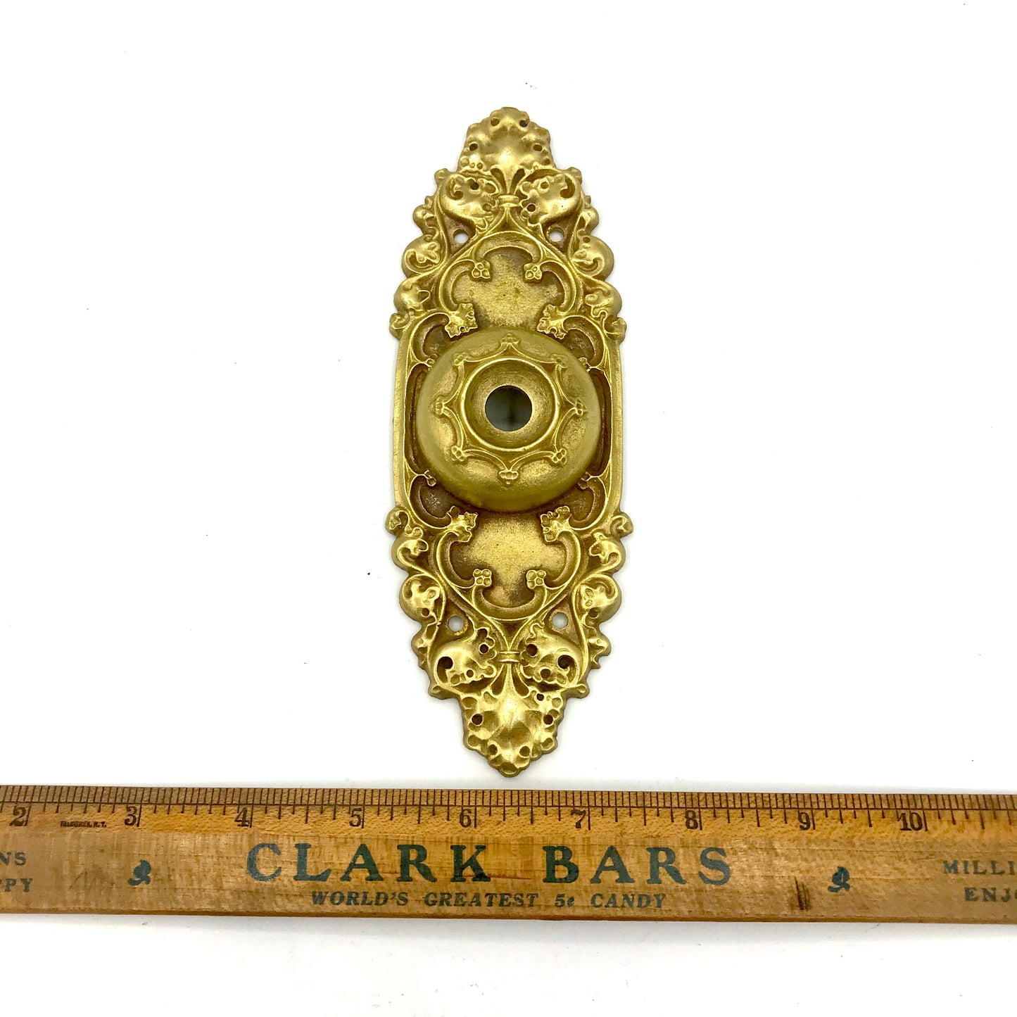 Antique Solid Brass Sargent Door Bell Cover