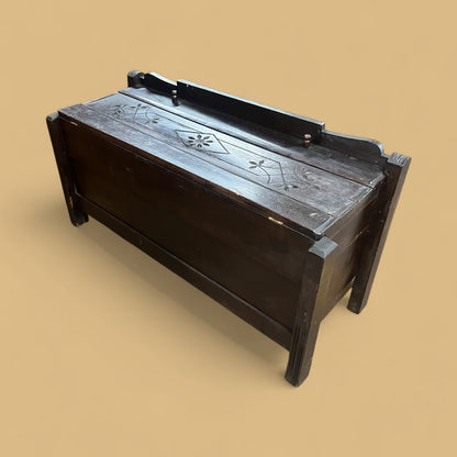 Hand-Carved Antique Chest