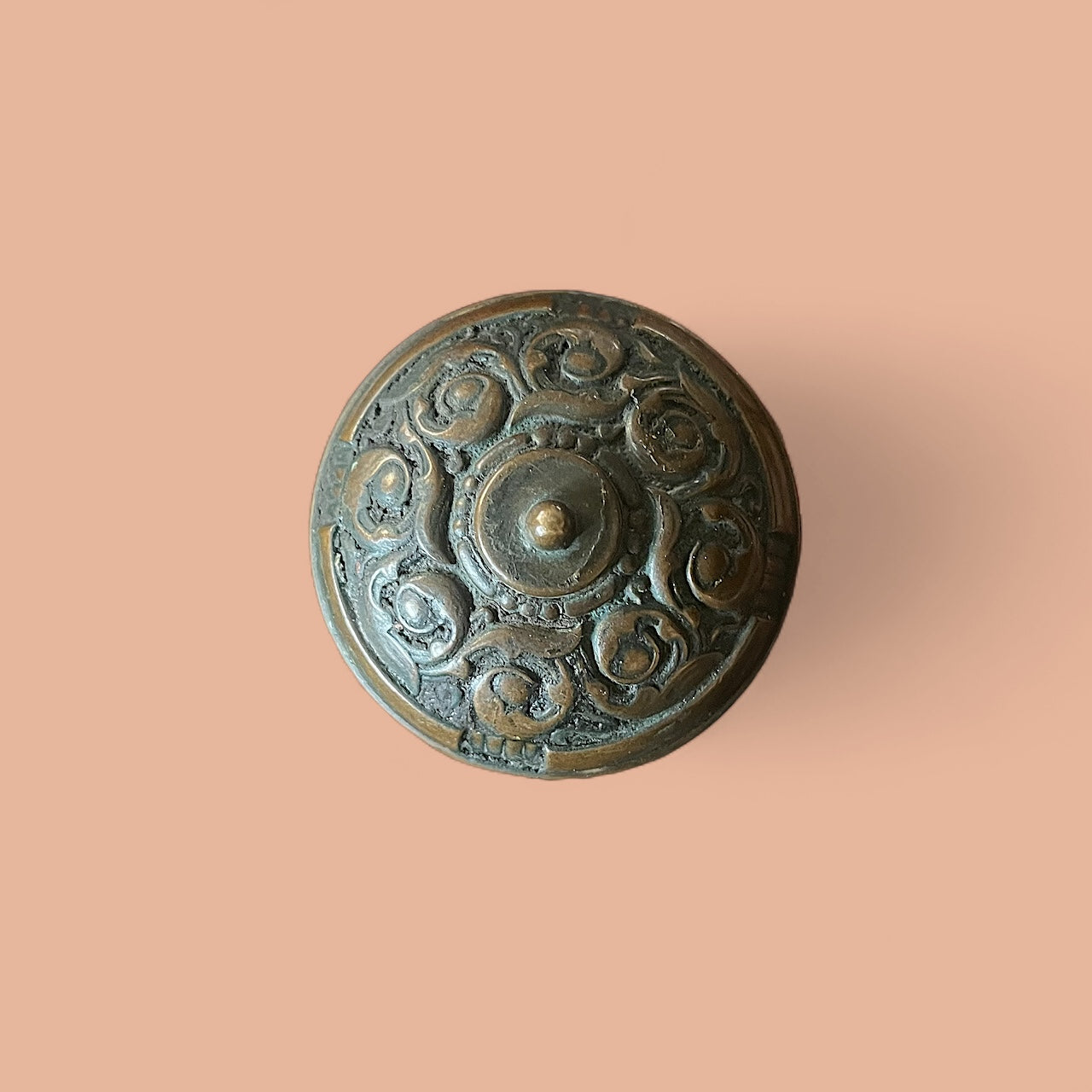 Antique Brass Reading “Columbian” Doorknob c. 1897
