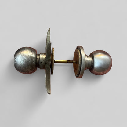 Mid-Century Schlage Starburst Doorknob Set (Non-Turning / Dummy Knob)