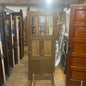 Antique Solid Door with Six Glass Window Panes