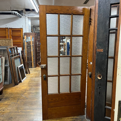 Antique Oak 12 Lite Door