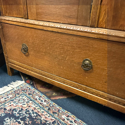 Antique Oak Wardrobe