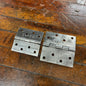 Antique Door Hinges Stamped 1858