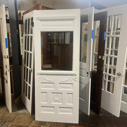 Ornate Antique Door With Glass