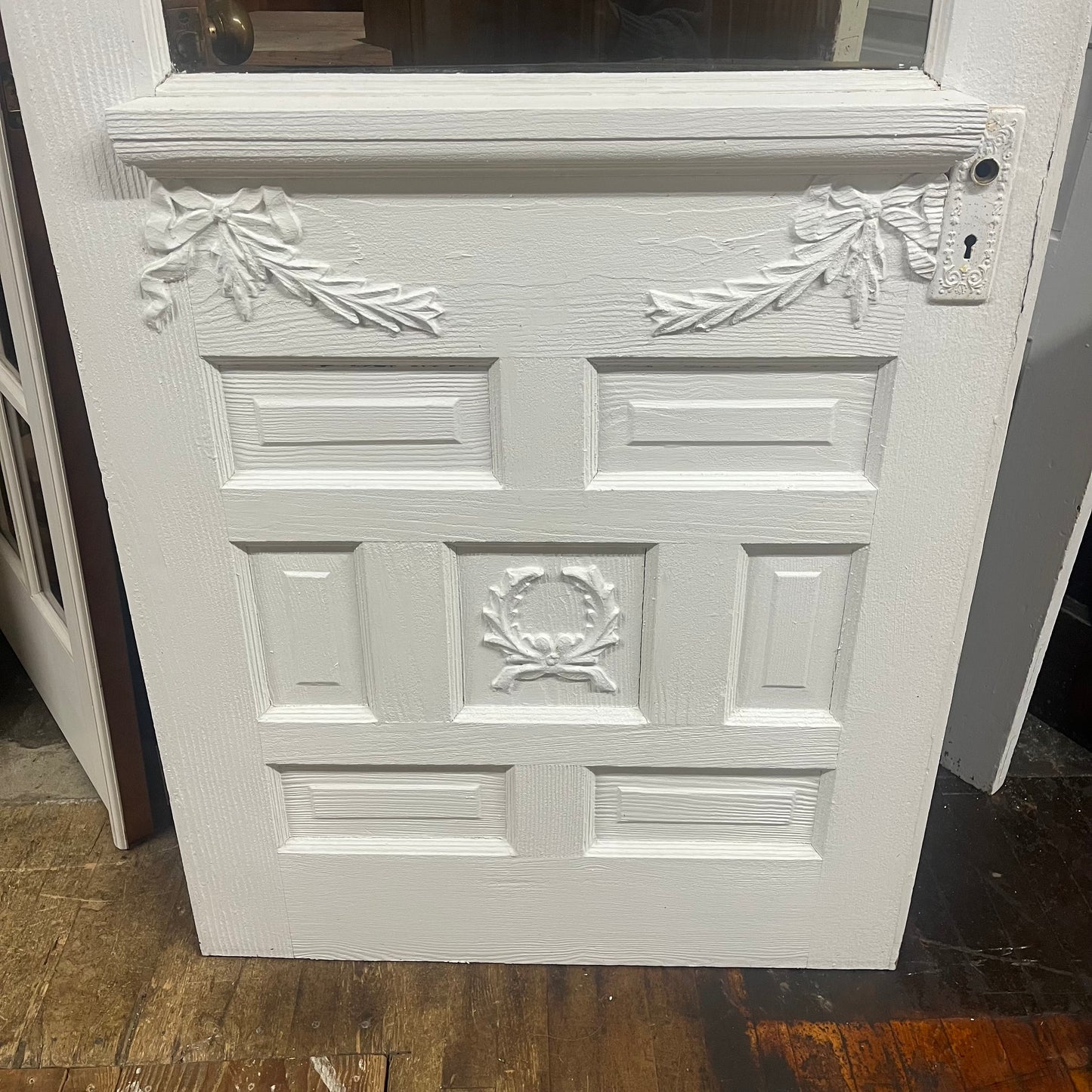 Ornate Antique Door With Glass