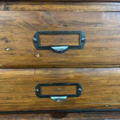 Antique (early 1900s) Cabinet with Drawers and Filing Slots
