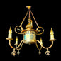 Vintage Brass Turkish/Moroccan Chandelier