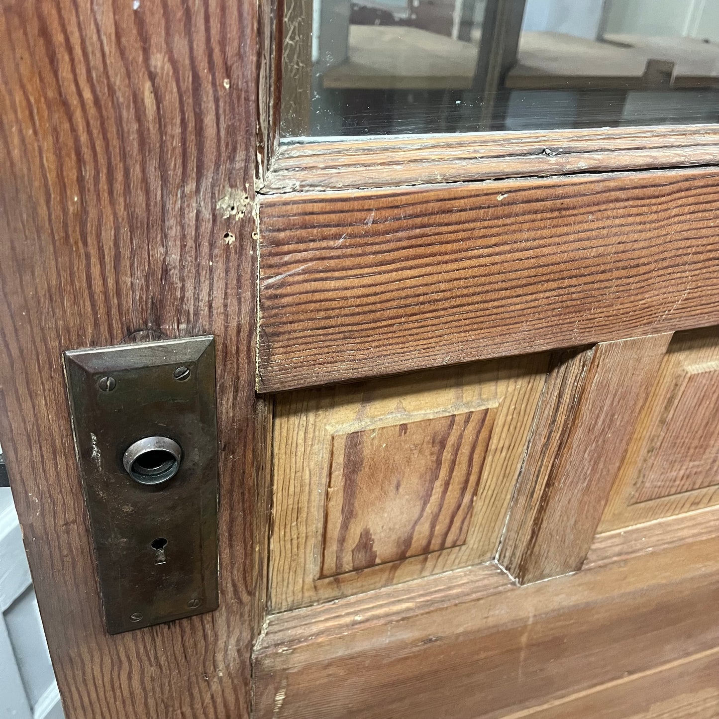 Antique Door With Glass