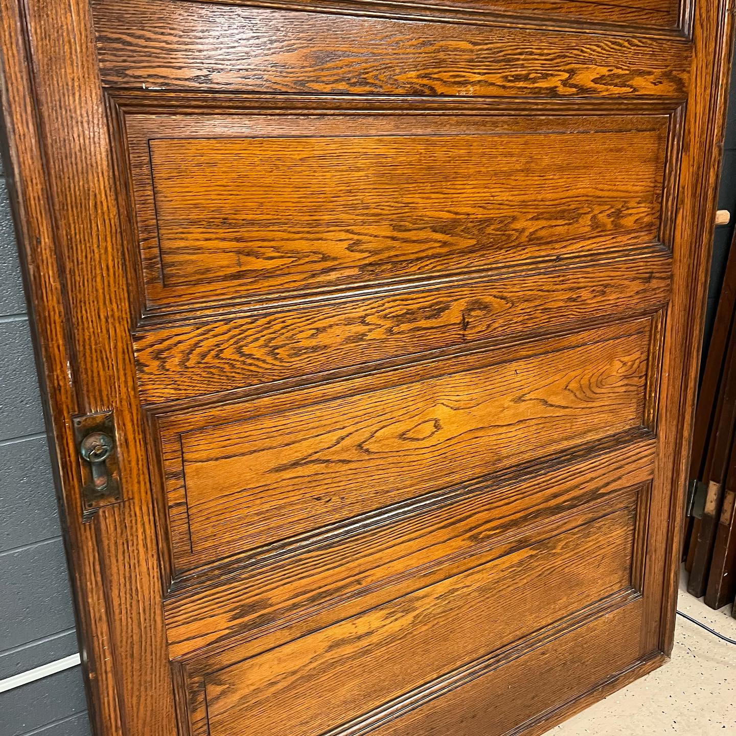 Antique Oak Pocket Door