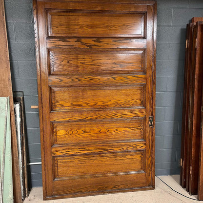 Antique Oak Pocket Door