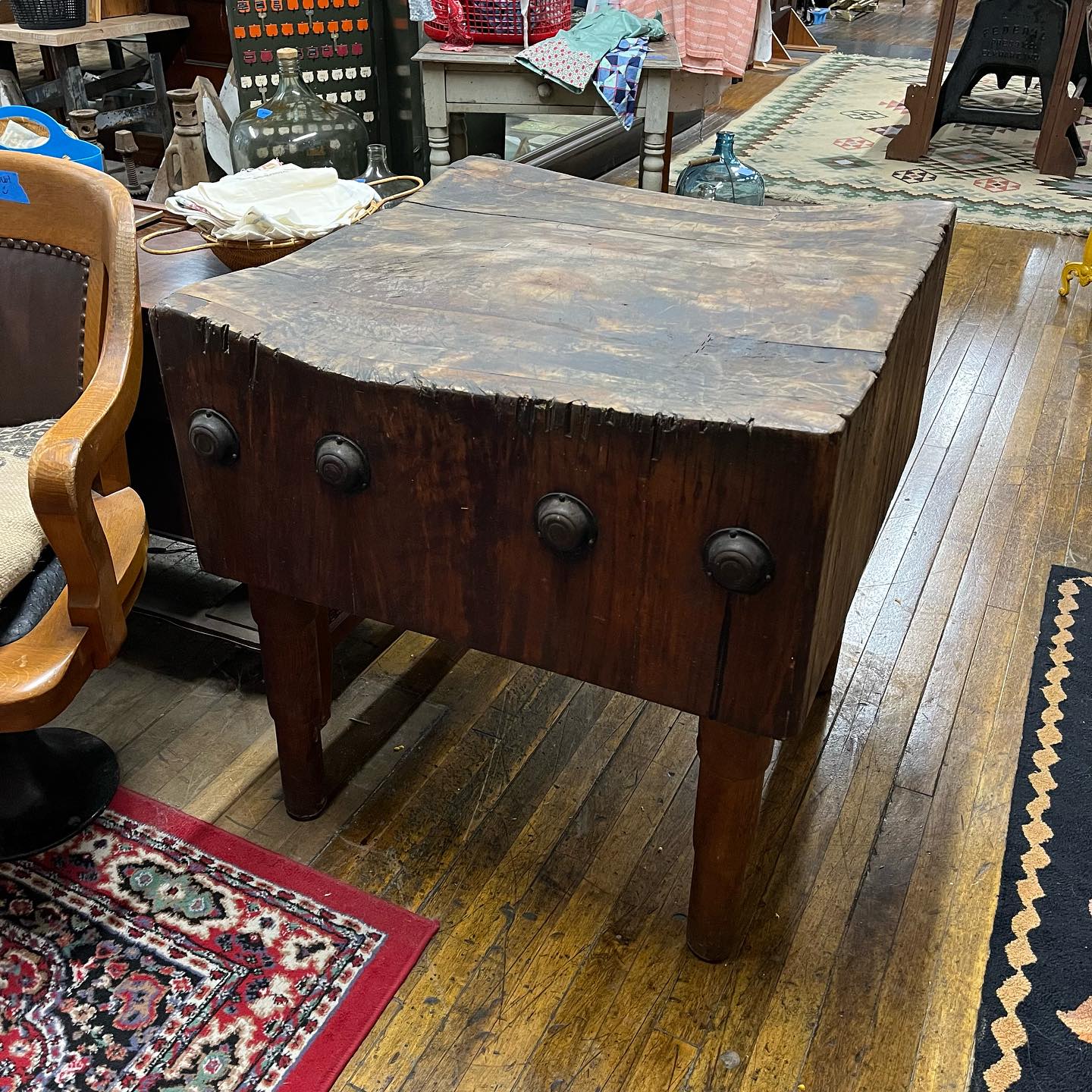 Antique Butcher Block