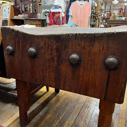 Antique Butcher Block