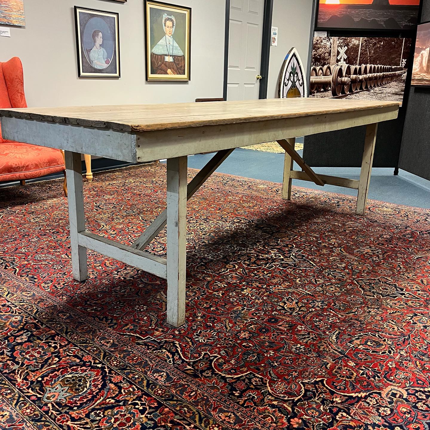 Rustic Antique Table - 8ft Long!