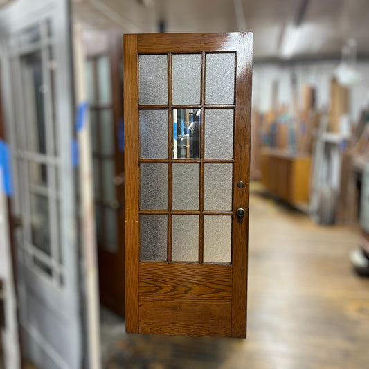 Antique Oak 12 Lite Door