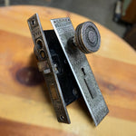 Load image into Gallery viewer, Antique Entry Door Set Manufactured by Corbin c. 1885
