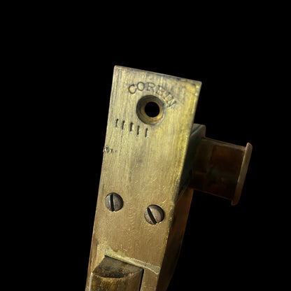 Antique Corbin Brass Exterior Door Hardware Set