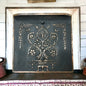 Antique Cast Iron Fireplace Summer Cover