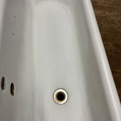 Antique Kohler Porcelain Enameled Cast Iron Trough Sink