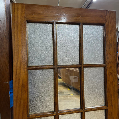 Antique Oak 12 Lite Door