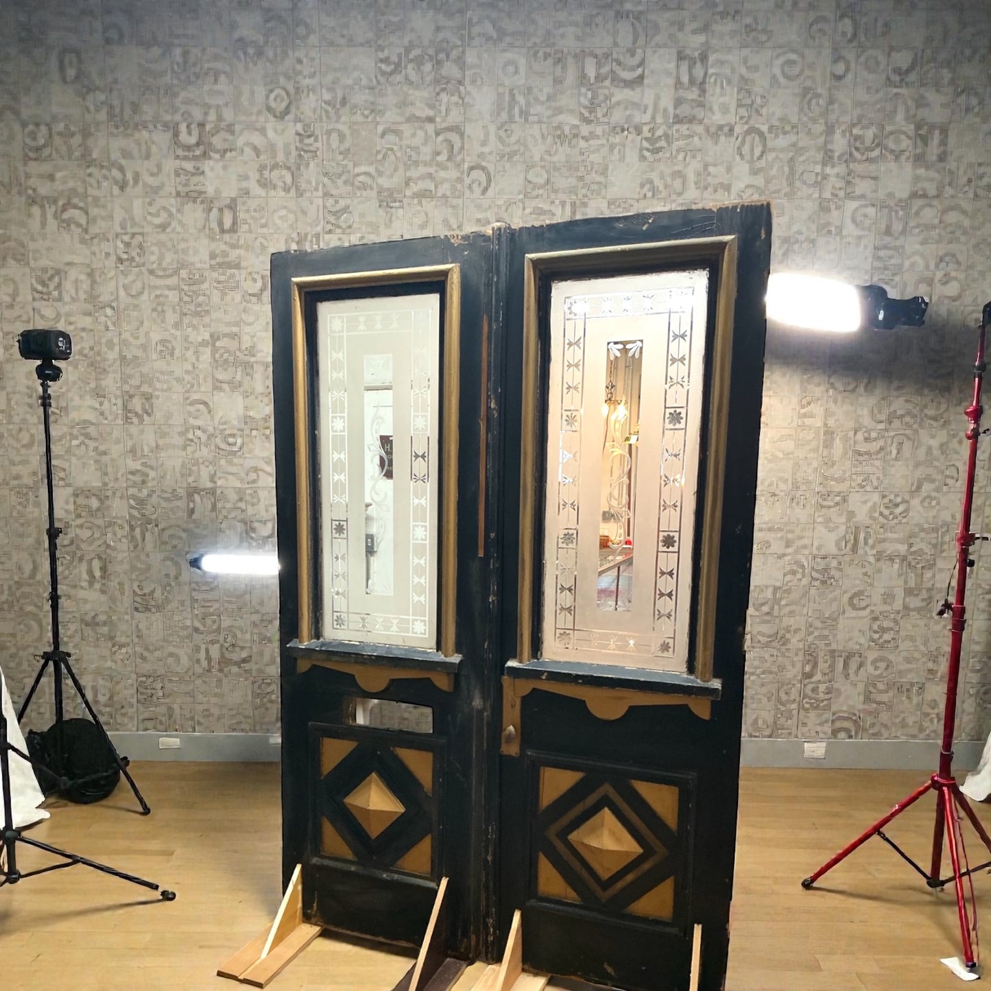 Antique Victorian Entry Doorset