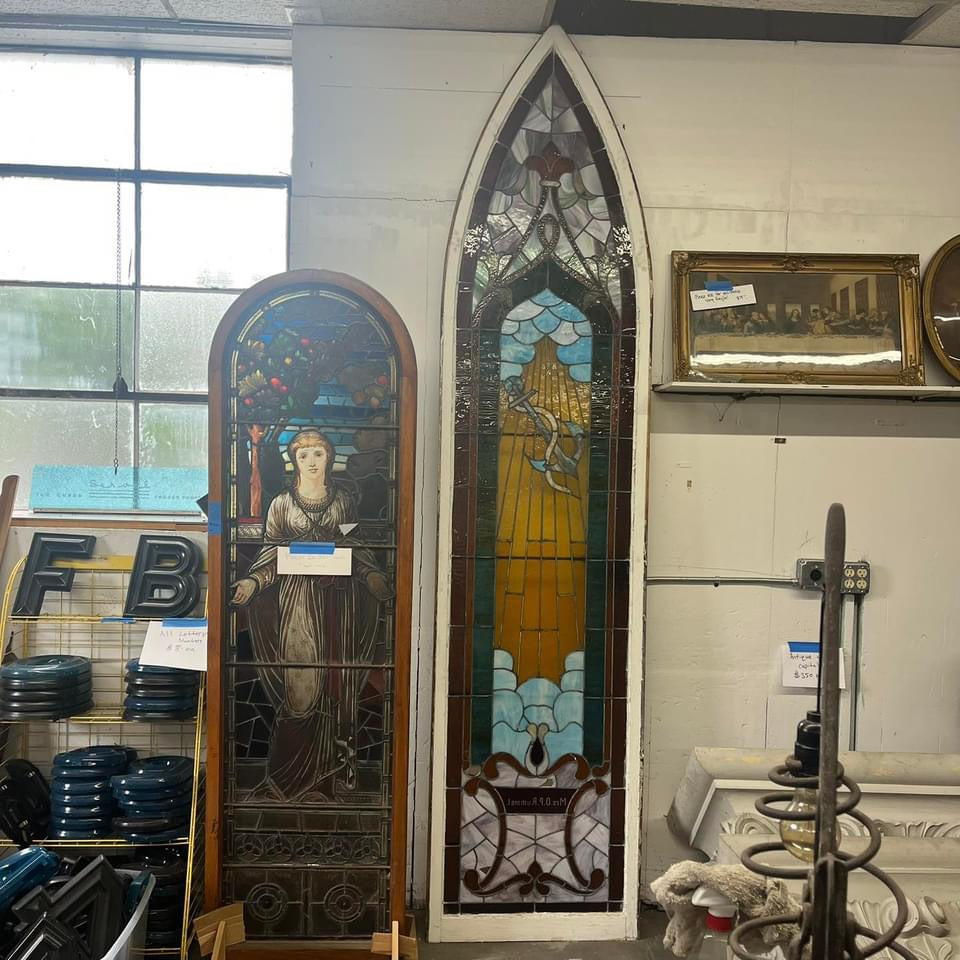 Antique (150 years old) Stained Glass Window