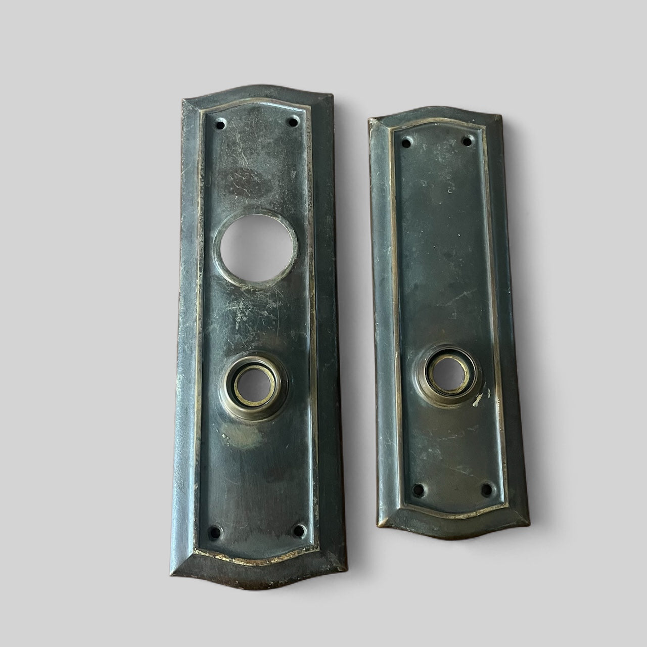 Antique Corbin Brass Exterior Door Hardware Set